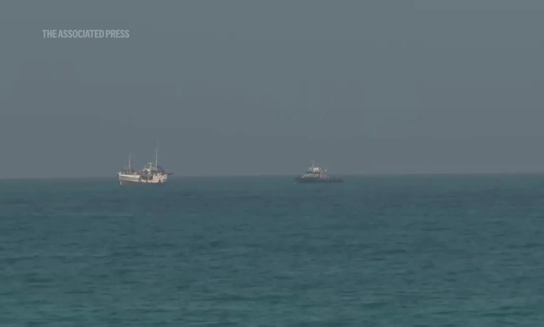 Intercepted ship carrying activists and humanitarian aid for Gaza arrives at Israel port Intercepted ship carrying activists and humanitarian aid for Gaza arrives at Israel port