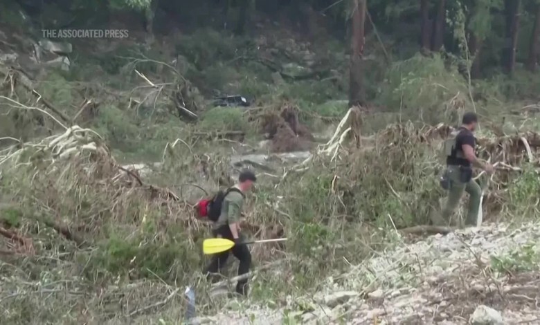 Rescuers search in Camp Mystic area for survivors of Texas flash floods Rescuers search in Camp Mystic area for survivors of Texas flash floods