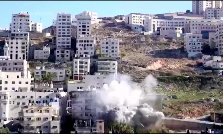 Israeli forces demolish home of suspected Palestinian militant accused of planting bombs on buses Israeli forces demolish home of suspected Palestinian militant accused of planting bombs on buses