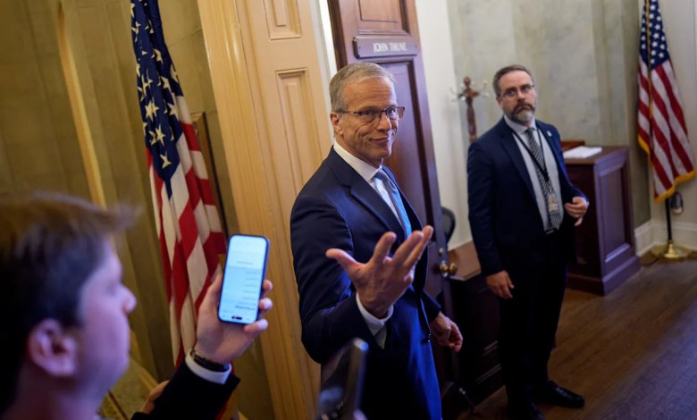 Fuming at Trump over ‘slush fund,’ Senate GOP skips town without passing ICE bill Fuming at Trump over ‘slush fund,’ Senate GOP skips town without passing ICE bill