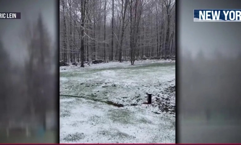 Northeast blasted with sudden snow and freezing temperatures Northeast blasted with sudden snow and freezing temperatures