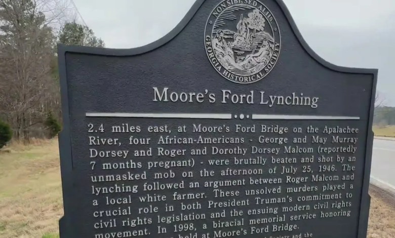 Moore's Ford Bridge: Remembering America's last mass lynching Moore's Ford Bridge: Remembering America's last mass lynching