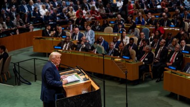 Trump says he was victim of ‘triple sabotage’ at UN and Secret Service is looking into the matter Trump says he was victim of ‘triple sabotage’ at UN and Secret Service is looking into the matter