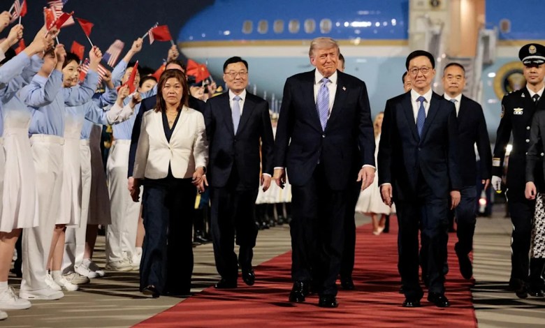 Trump gets red-carpet welcome in China, but past Beijing trip shows pageantry only goes so far Trump gets red-carpet welcome in China, but past Beijing trip shows pageantry only goes so far