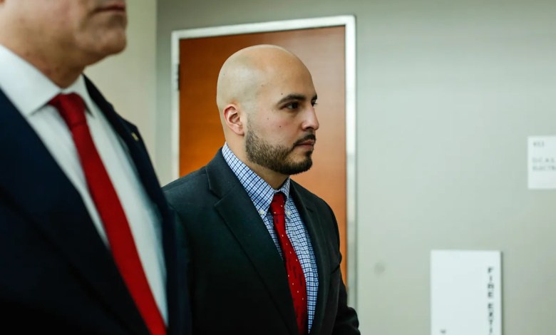 Former NYPD officer faces sentencing in cooler throwing death Former NYPD officer faces sentencing in cooler throwing death