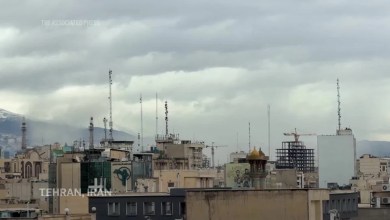 Smoke rising in Tehran following airstrikes Smoke rising in Tehran following airstrikes