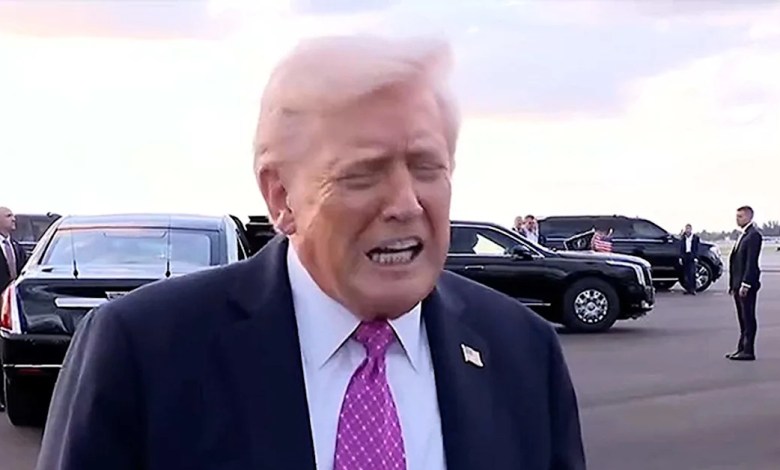 Trump Drops Whopper In Rant To Reporters As He Heads For Mar-a-Lago Trump Drops Whopper In Rant To Reporters As He Heads For Mar-a-Lago