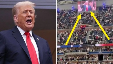 Here’s How The US Open Crowd Reacted To Trump Showing Up On The Jumbotron Here’s How The US Open Crowd Reacted To Trump Showing Up On The Jumbotron