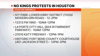 “No Kings” Houston demonstrations this weekend “No Kings” Houston demonstrations this weekend