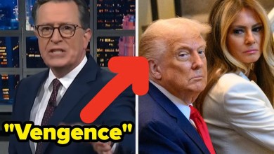 Stephen Colbert Gleefully Celebrated This Video Of Trump Battling His Latest “Foe” Stephen Colbert Gleefully Celebrated This Video Of Trump Battling His Latest “Foe”