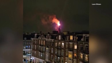 Historic Amsterdam church engulfed in flames over New Year's Historic Amsterdam church engulfed in flames over New Year's
