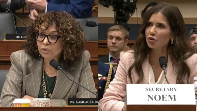 Kristi Noem Asked — With Her Husband Sitting Right Behind Her — If She’s Had ‘Sexual Relations With Corey Lewandowski’ Kristi Noem Asked — With Her Husband Sitting Right Behind Her — If She’s Had ‘Sexual Relations With Corey Lewandowski’