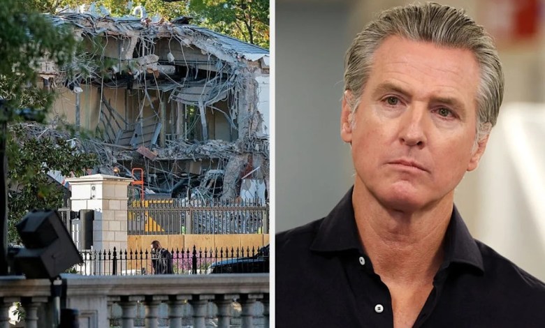 Gavin Newsom’s Response To Those White House Construction Pics Is Going Viral Gavin Newsom’s Response To Those White House Construction Pics Is Going Viral