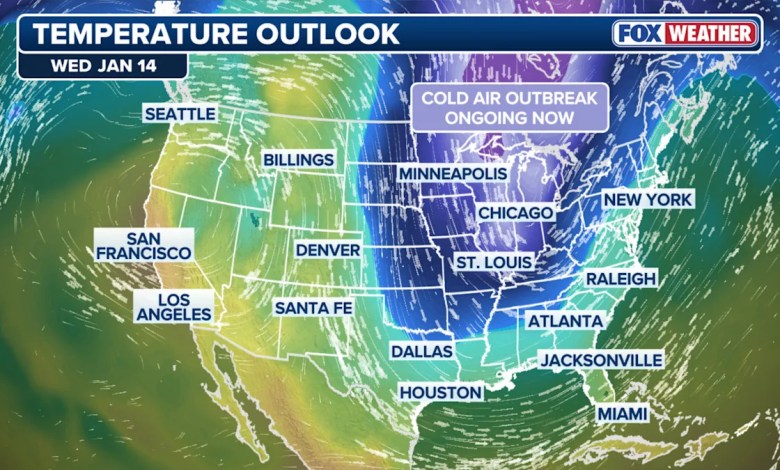 Polar vortex to fuel dangerous spread of arctic air as coldest temperatures will linger over US for weeks Polar vortex to fuel dangerous spread of arctic air as coldest temperatures will linger over US for weeks