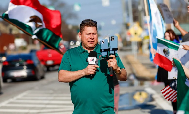 Spanish-language journalist arrested while covering protest near Atlanta deported to El Salvador Spanish-language journalist arrested while covering protest near Atlanta deported to El Salvador