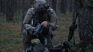 US Army soldiers are learning to treat the sky above as a source of danger and listen for the buzz of enemy drones US Army soldiers are learning to treat the sky above as a source of danger and listen for the buzz of enemy drones