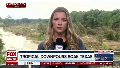 Tropical downpours soak Texas as heavy rain is expected across Lone Star State Tropical downpours soak Texas as heavy rain is expected across Lone Star State