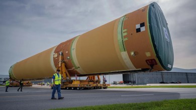 Artemis III core rocket arrives at Kennedy Space Center Artemis III core rocket arrives at Kennedy Space Center