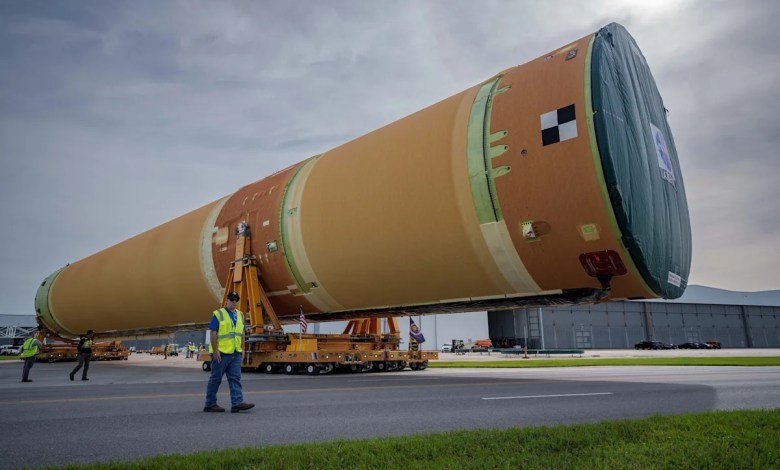Artemis III core rocket arrives at Kennedy Space Center Artemis III core rocket arrives at Kennedy Space Center