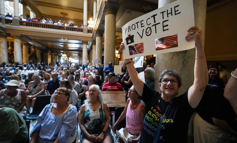 Threats pile up as Indiana Republicans confront pressure from Trump on redistricting Threats pile up as Indiana Republicans confront pressure from Trump on redistricting