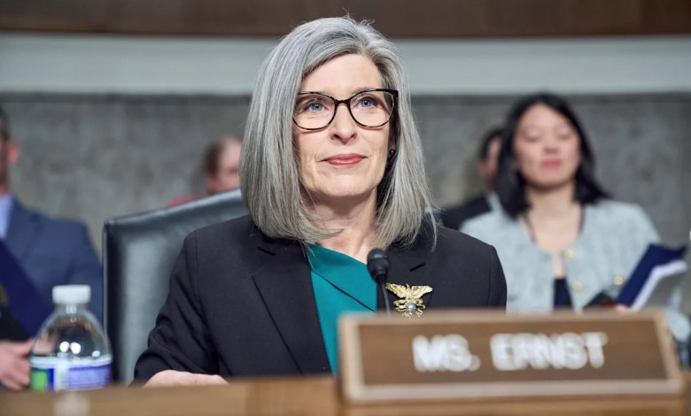 Joni Ernst won’t seek reelection to Senate in 2026, sources say Joni Ernst won’t seek reelection to Senate in 2026, sources say