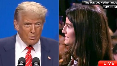 Kaitlan Collins Dresses Down Trump to His Face for Anti-Military Smear Kaitlan Collins Dresses Down Trump to His Face for Anti-Military Smear