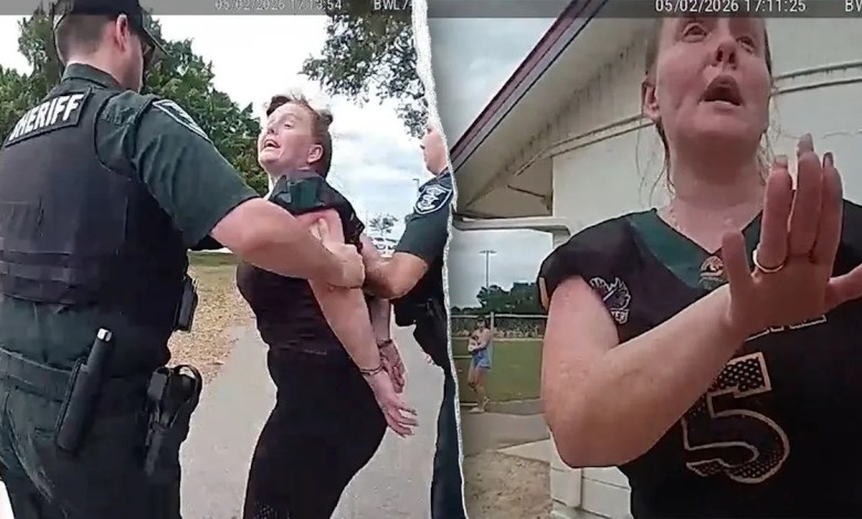 Video shows Florida mom’s heated arrest after she allegedly kicked child at youth football game Video shows Florida mom’s heated arrest after she allegedly kicked child at youth football game