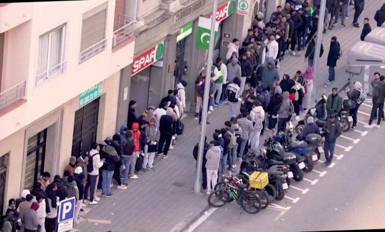 Spain's migrant amnesty brings hope and fear as system strains under pressure Spain's migrant amnesty brings hope and fear as system strains under pressure