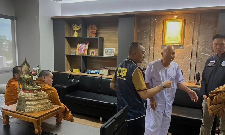 Thailand arrests Buddhist monk over alleged embezzlement linked to AIDS hospice he founded Thailand arrests Buddhist monk over alleged embezzlement linked to AIDS hospice he founded