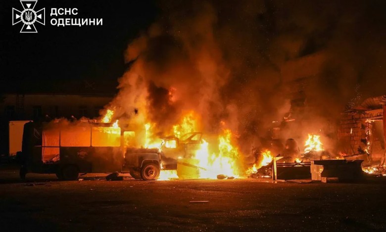 Russia fires over 100 drones at Ukraine as Kremlin dismisses transport chief after travel chaos Russia fires over 100 drones at Ukraine as Kremlin dismisses transport chief after travel chaos