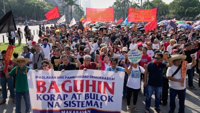 Thousands in Philippines protest corruption and demand return of stolen funds from flood projects Thousands in Philippines protest corruption and demand return of stolen funds from flood projects