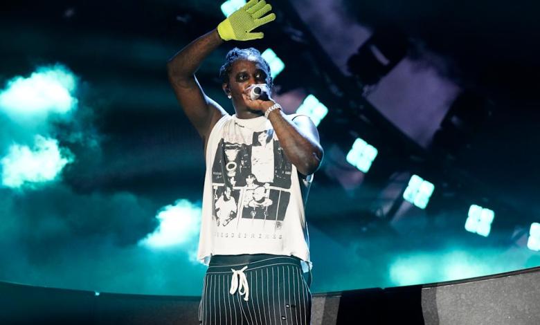 Young Thug performs for the first time since leaving jail, teams with Travis Scott and T.I.: Photos Young Thug performs for the first time since leaving jail, teams with Travis Scott and T.I.: Photos