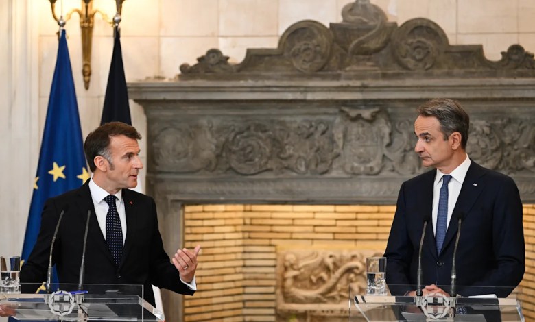 Leaders of France and Greece say the EU’s defense splurge is no alternative to the NATO alliance Leaders of France and Greece say the EU’s defense splurge is no alternative to the NATO alliance