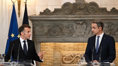 Leaders of France and Greece say the EU’s defense splurge is no alternative to the NATO alliance Leaders of France and Greece say the EU’s defense splurge is no alternative to the NATO alliance