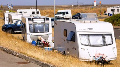 Anger at travellers taking over seaside town for fortnight Anger at travellers taking over seaside town for fortnight