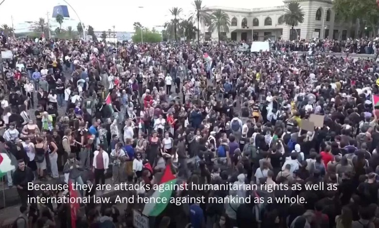 Thousands of Sumud Flotilla supporters in major European cities protest Israel interception Thousands of Sumud Flotilla supporters in major European cities protest Israel interception