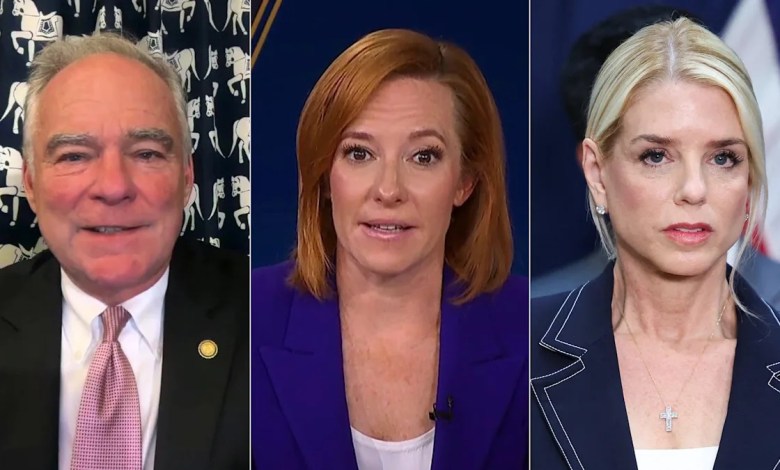 Sen. Kaine spots an accidental admission in Pam Bondi’s statement on James Comey’s indictment Sen. Kaine spots an accidental admission in Pam Bondi’s statement on James Comey’s indictment