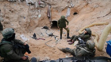 Israeli army takes journalists into a tunnel in a Gaza city it seized and largely flattened Israeli army takes journalists into a tunnel in a Gaza city it seized and largely flattened