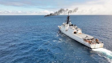 Coast Guard seizes huge haul of cocaine, releases image of burning boat Coast Guard seizes huge haul of cocaine, releases image of burning boat