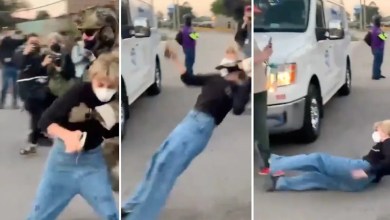 Democratic Congressional Candidate Kat Abughazaleh Slammed to the Ground by ICE Democratic Congressional Candidate Kat Abughazaleh Slammed to the Ground by ICE