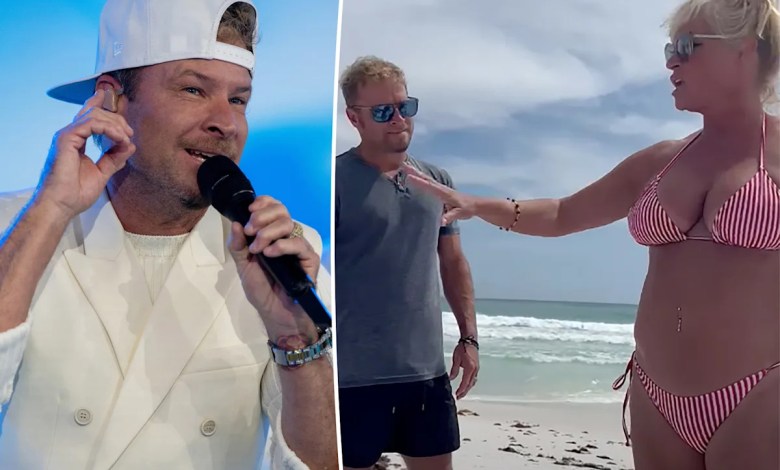Backstreet Boy Brian Littrell dealt legal blow in fight against woman he claims trespassed on his private beach Backstreet Boy Brian Littrell dealt legal blow in fight against woman he claims trespassed on his private beach