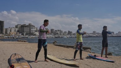 Surfers in war-torn Gaza find rare moments of joy taking to the waves Surfers in war-torn Gaza find rare moments of joy taking to the waves