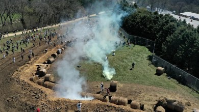Hundreds trying to storm Wisconsin beagle research facility met with rubber bullets, pepper spray Hundreds trying to storm Wisconsin beagle research facility met with rubber bullets, pepper spray