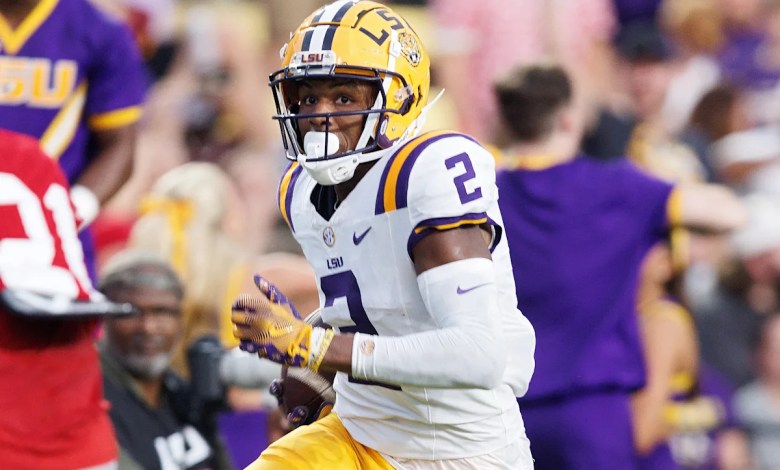 Lousiana State Police release video explaining why ex-LSU WR Kyren Lacy was charged for his alleged role in fatal car crash Lousiana State Police release video explaining why ex-LSU WR Kyren Lacy was charged for his alleged role in fatal car crash