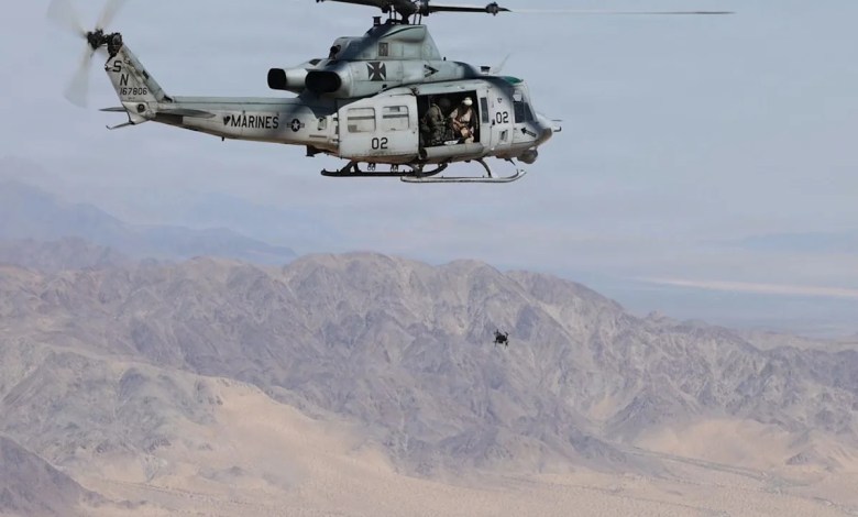 US Marines are exploring using helicopters as ‘airborne motherships’ and flying command posts for FPV drones US Marines are exploring using helicopters as ‘airborne motherships’ and flying command posts for FPV drones