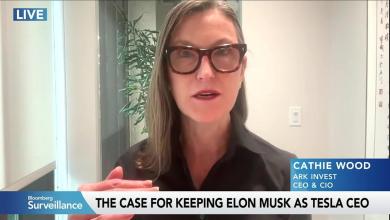 Cathie Wood Makes the Case for Elon Musk’s Tesla Pay Package Cathie Wood Makes the Case for Elon Musk’s Tesla Pay Package