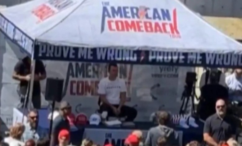 Charlie Kirk shooting witness says she saw "blood pouring out everywhere" Charlie Kirk shooting witness says she saw "blood pouring out everywhere"