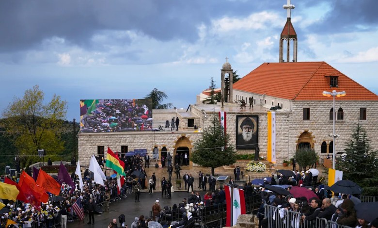 Pope in Lebanon prays for peace at tomb of saint revered by Christians and Muslims alike Pope in Lebanon prays for peace at tomb of saint revered by Christians and Muslims alike