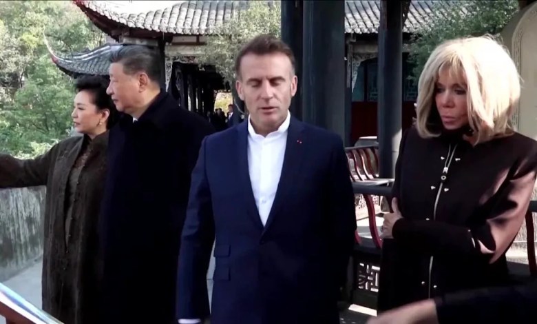 Xi, Macron visit ancient dam in rare trip outside Beijing Xi, Macron visit ancient dam in rare trip outside Beijing