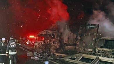 A massive crash on a highway in Japan kills 1 person and injures 26 as the holiday season starts A massive crash on a highway in Japan kills 1 person and injures 26 as the holiday season starts